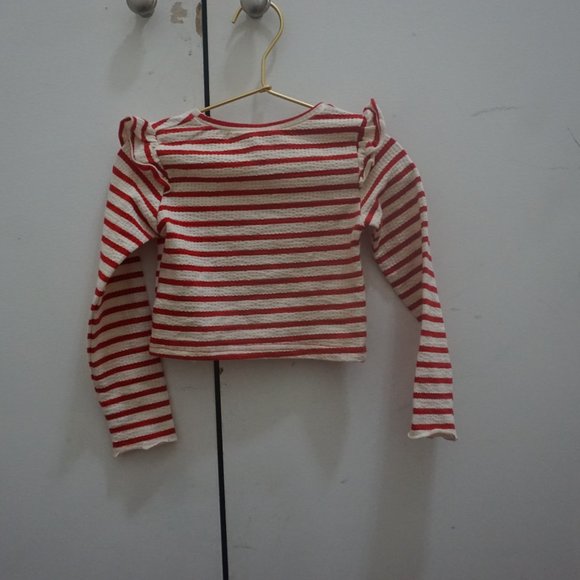 Zara red and white striped tee - Picture 2 of 4